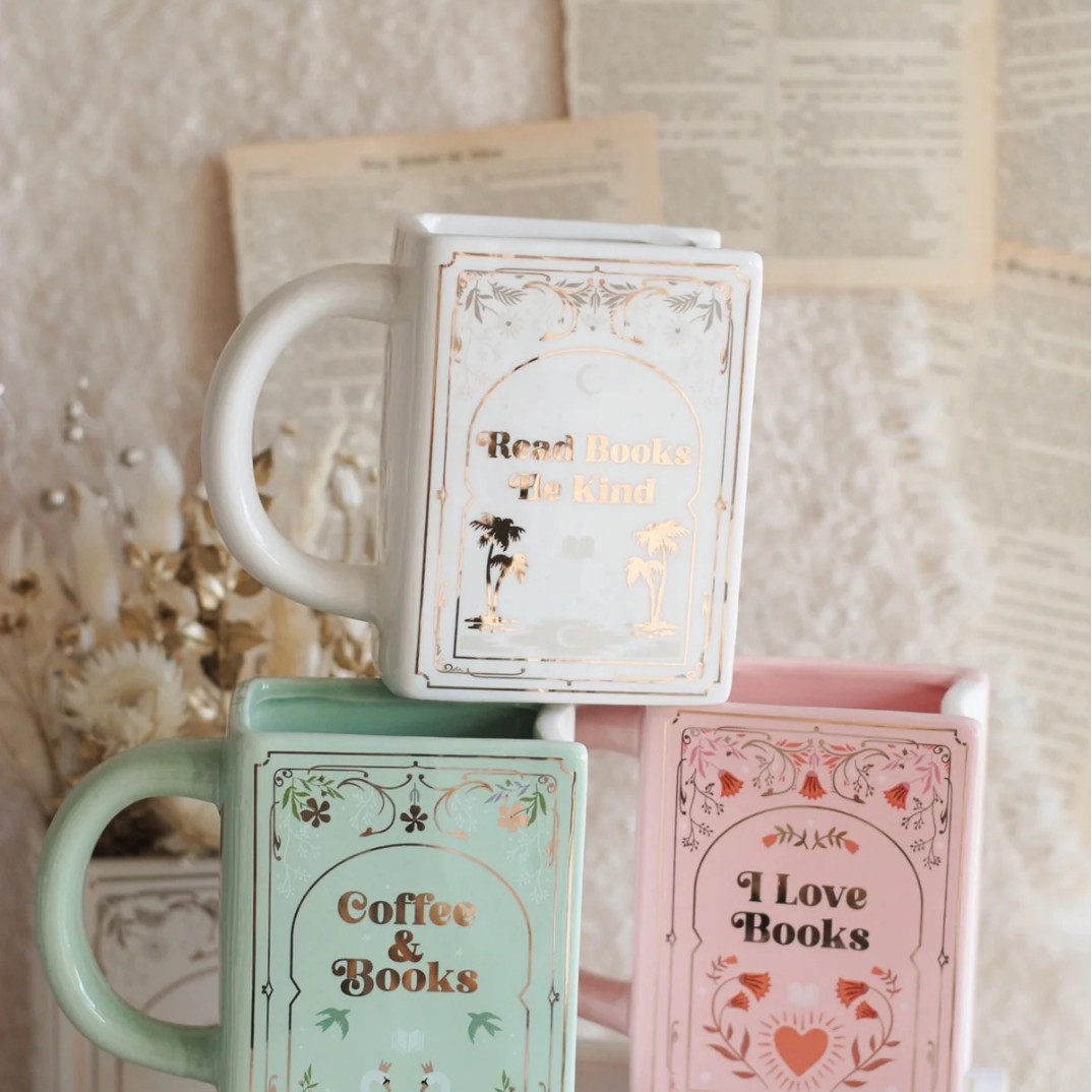 Office Furniture Brand - Book Shaped Ceramic Mug With Handle
