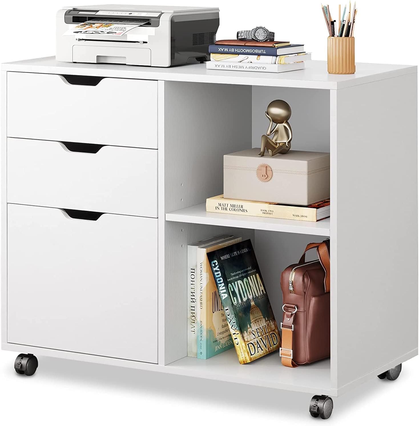 File Cabinet Lateral - White Lateral Storage Cabinet Three Drawer