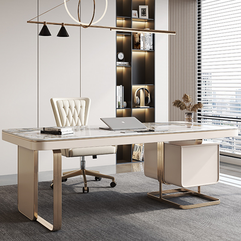 Office Furniture Modern - Slate Desk Light Luxury Modern Study