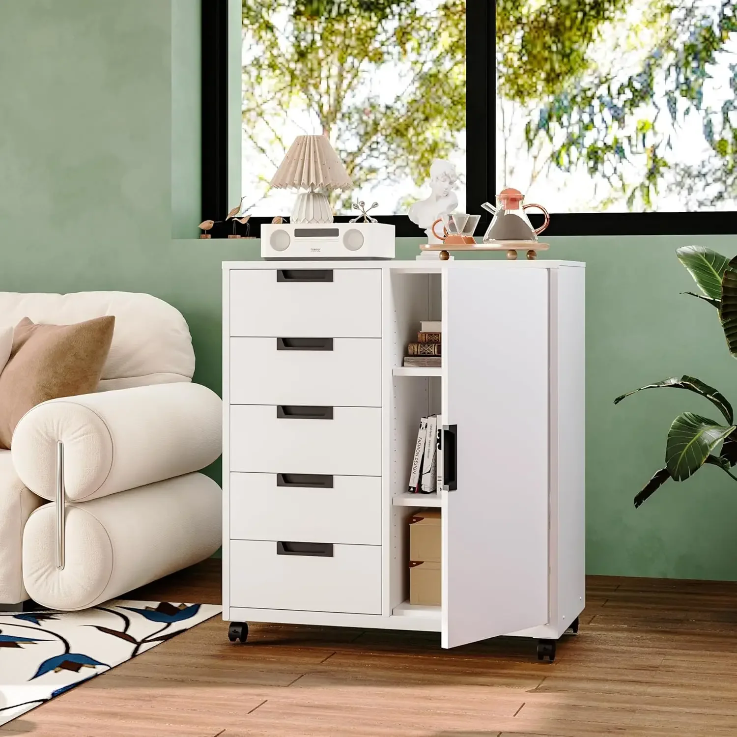 5 Drawer Storage Cabinet with  - File Cabinet Lateral review and price