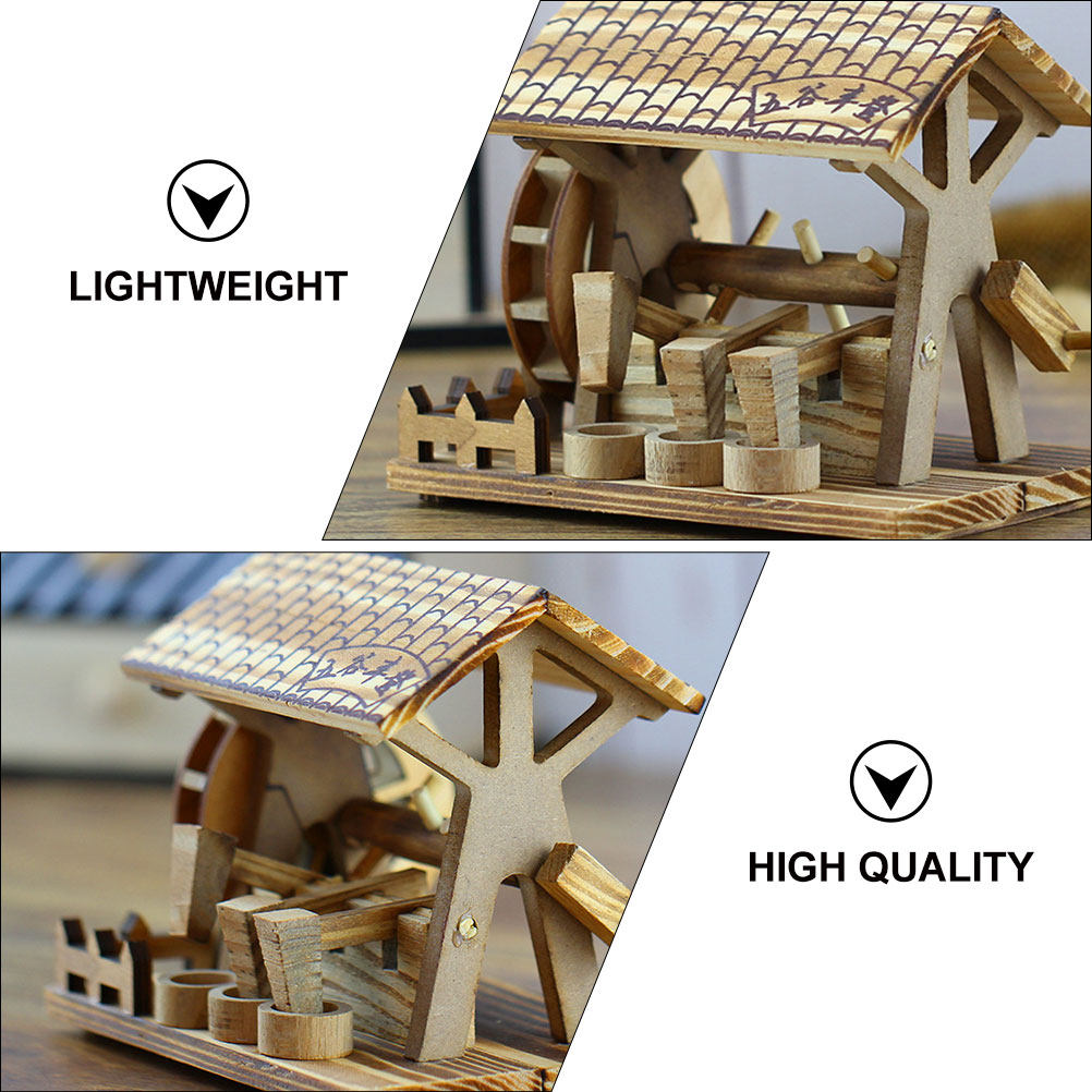 Handmade Wooden Waterwheel Dec - Office Furniture Brand review and price