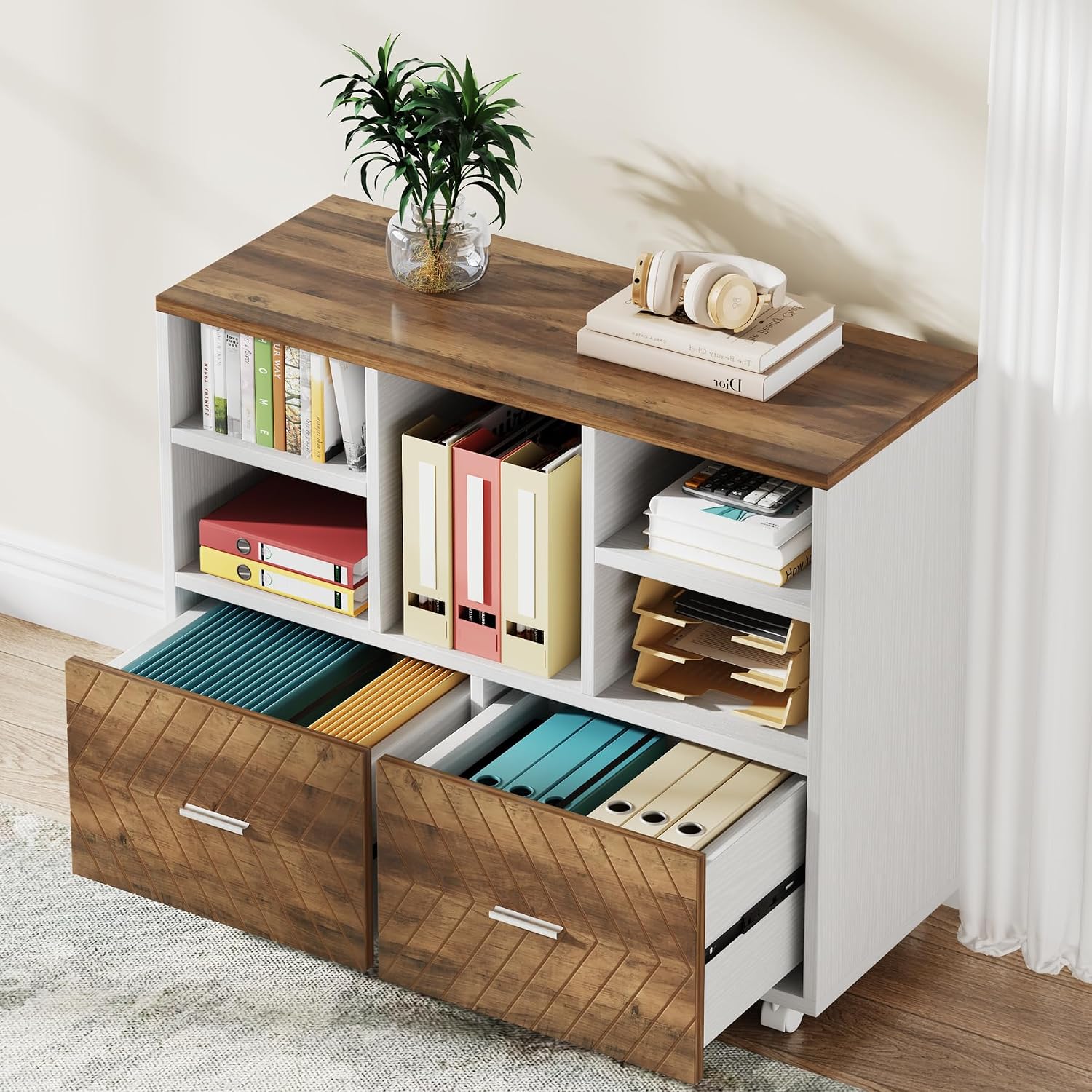 2-Drawer Wood File Cabinet, Mo - File Cabinet Lateral review and price
