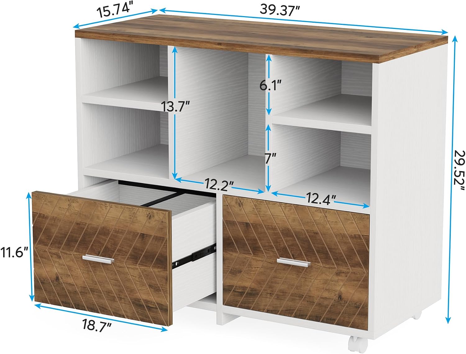 2-Drawer Wood File Cabinet, Mo - File Cabinet Lateral review and price