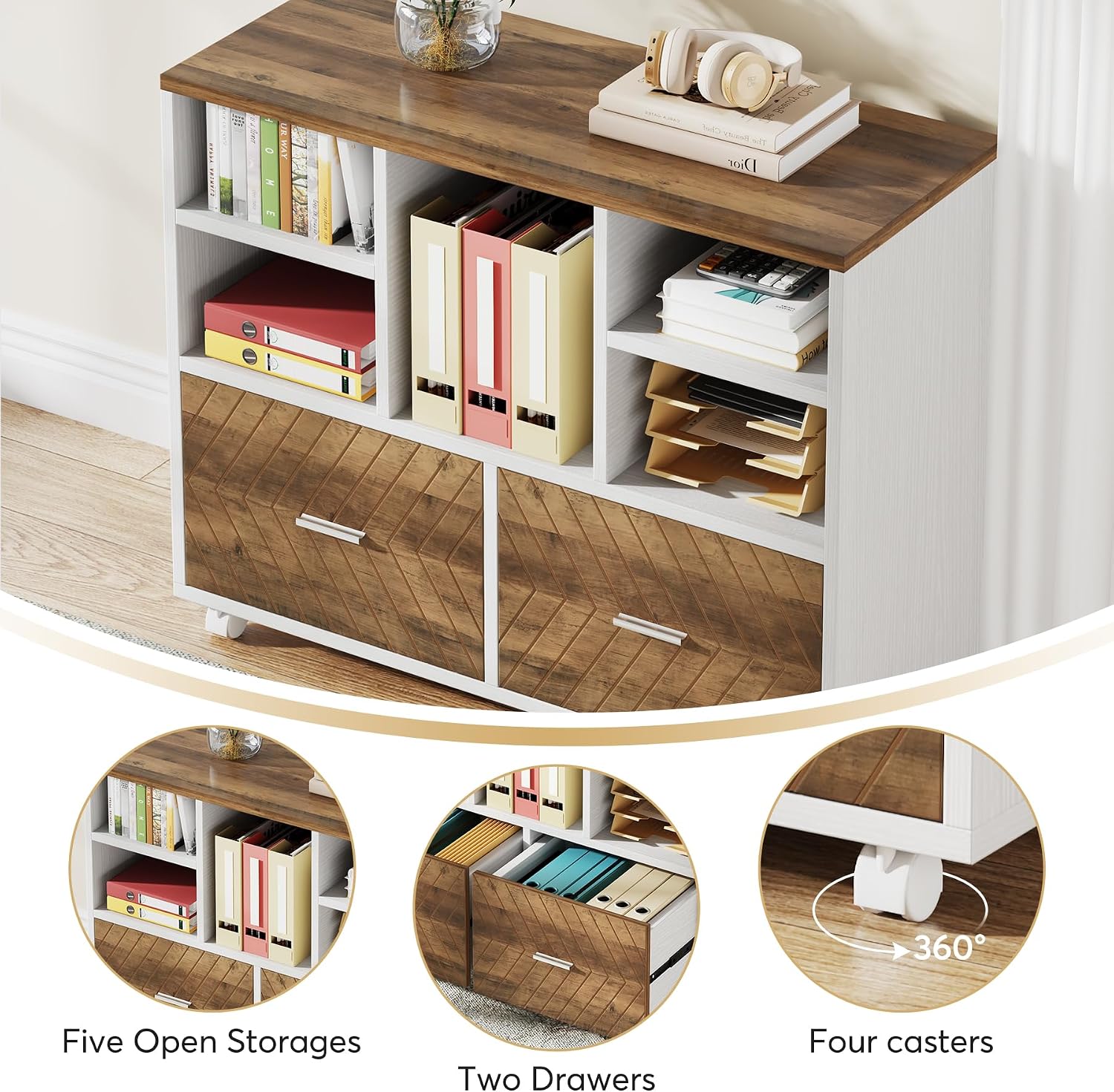 2-Drawer Wood File Cabinet, Mo - File Cabinet Lateral review and price
