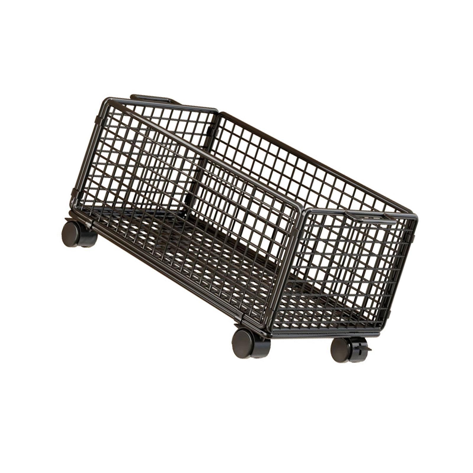 Under Desk Storage Cart Mesh R - Book Cart Rolling review and price