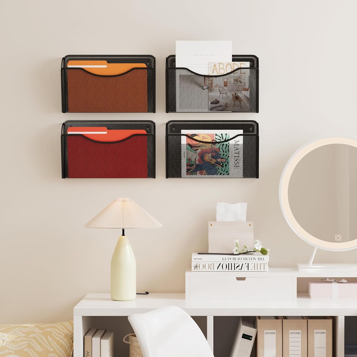 Mesh Hanging Wall File Holders - File Cabinet Lateral review and price