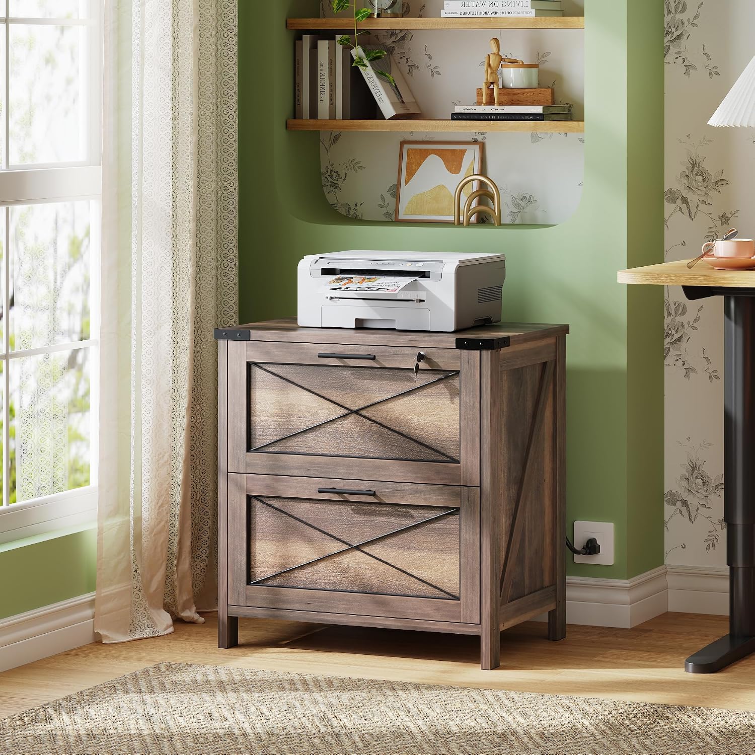 Wood Lateral File Cabinet, 2 D - File Cabinet Lateral review and price