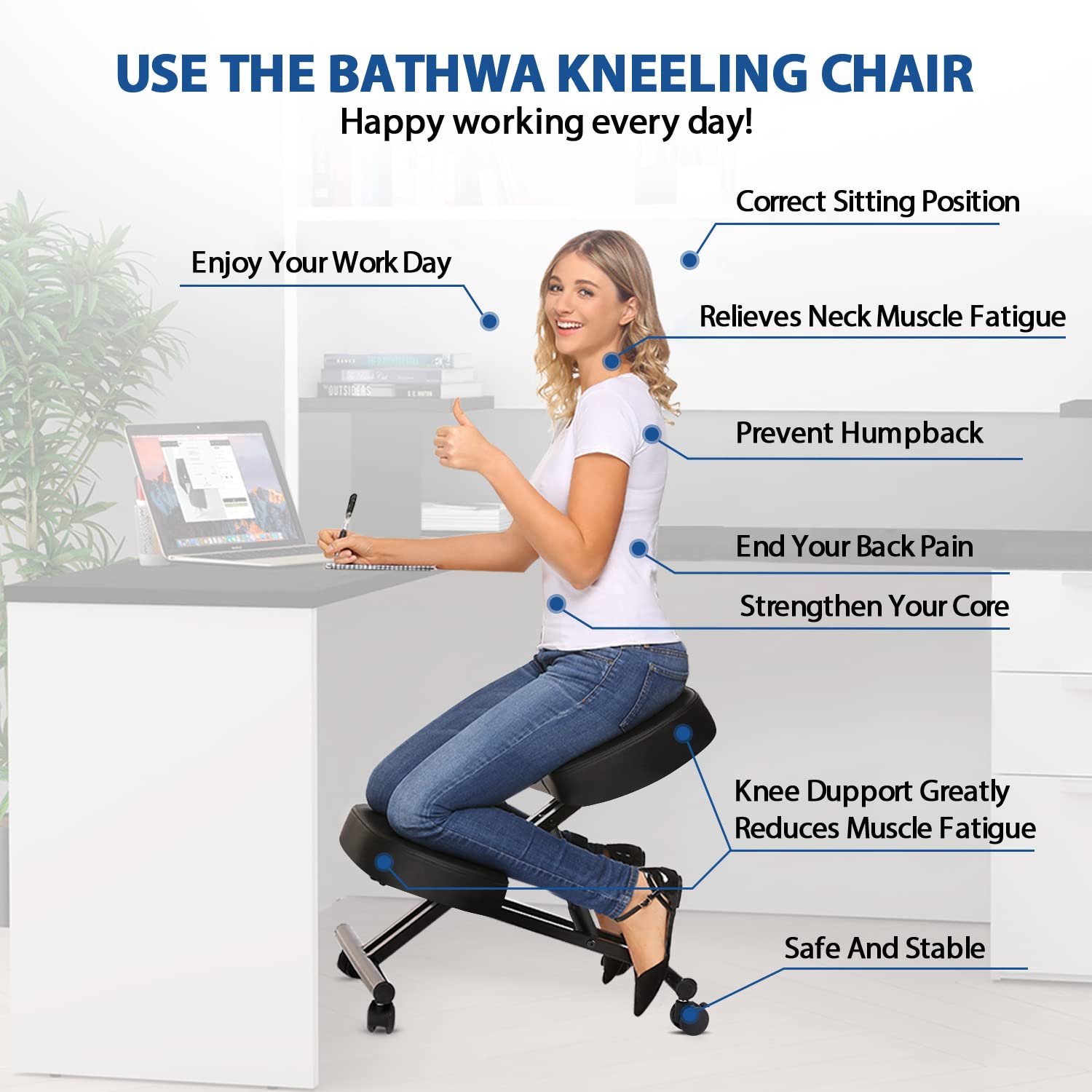 Kneeling Chair Ergonomic for O - Office Furniture For Home review and price