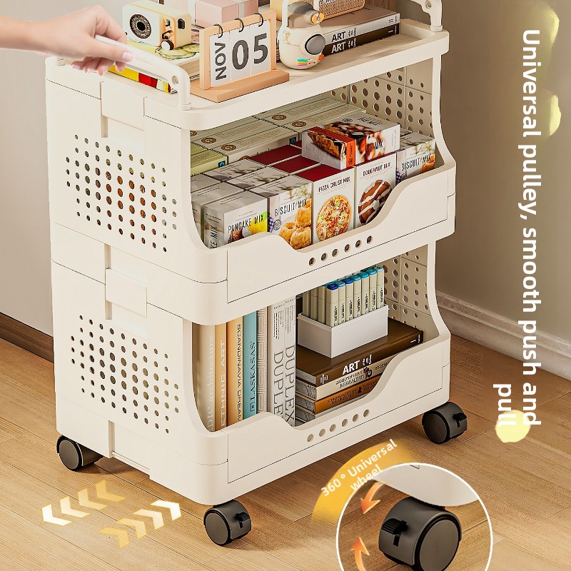 Simple Plastic Storage Shelf U - Book Cart Rolling review and price