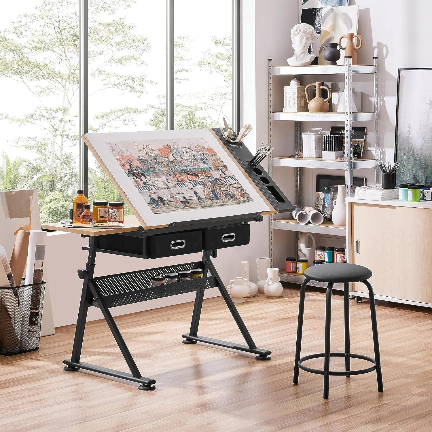 Adjustable Drafting Table Art  - Office Furniture For Home review and price