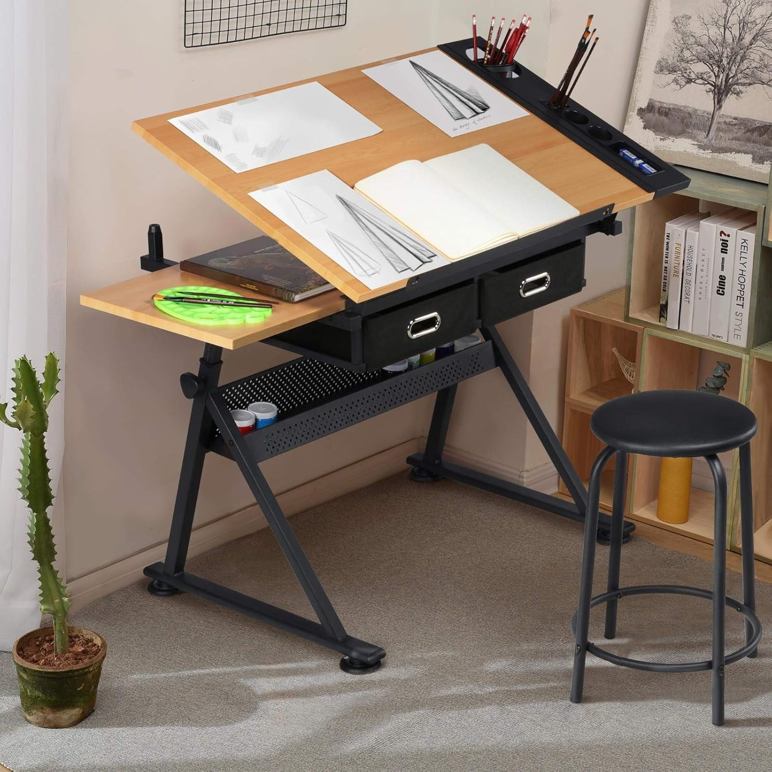 Adjustable Drafting Table Art  - Office Furniture For Home review and price