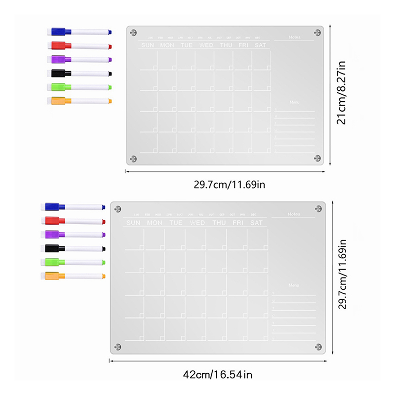 Clear Acrylic Fridge Magnet St - Dry Erase Weekly review and price