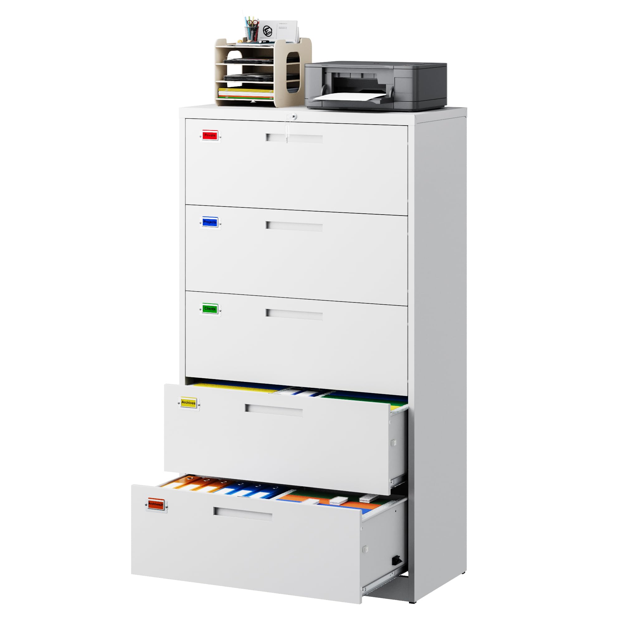 5 Drawer File Cabinet, Lateral - File Cabinet Lateral review and price