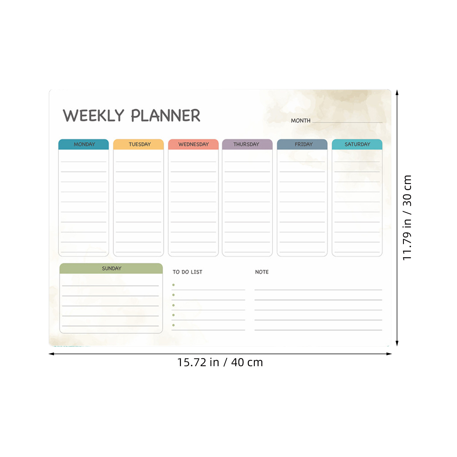 Weekly Refrigerator Calendar B - Dry Erase Weekly review and price
