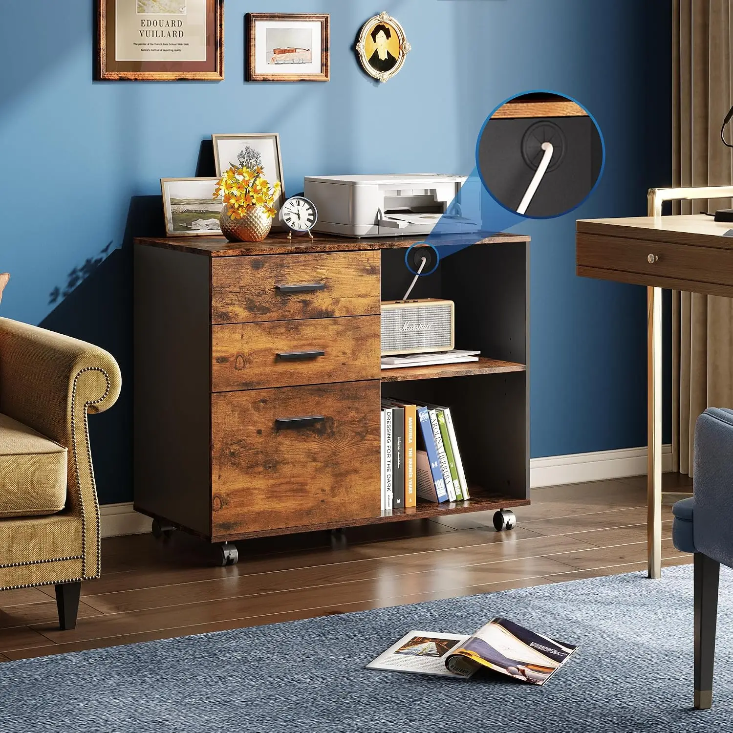 3-Drawer Mobile File Cabinet,  - File Cabinet Lateral review and price
