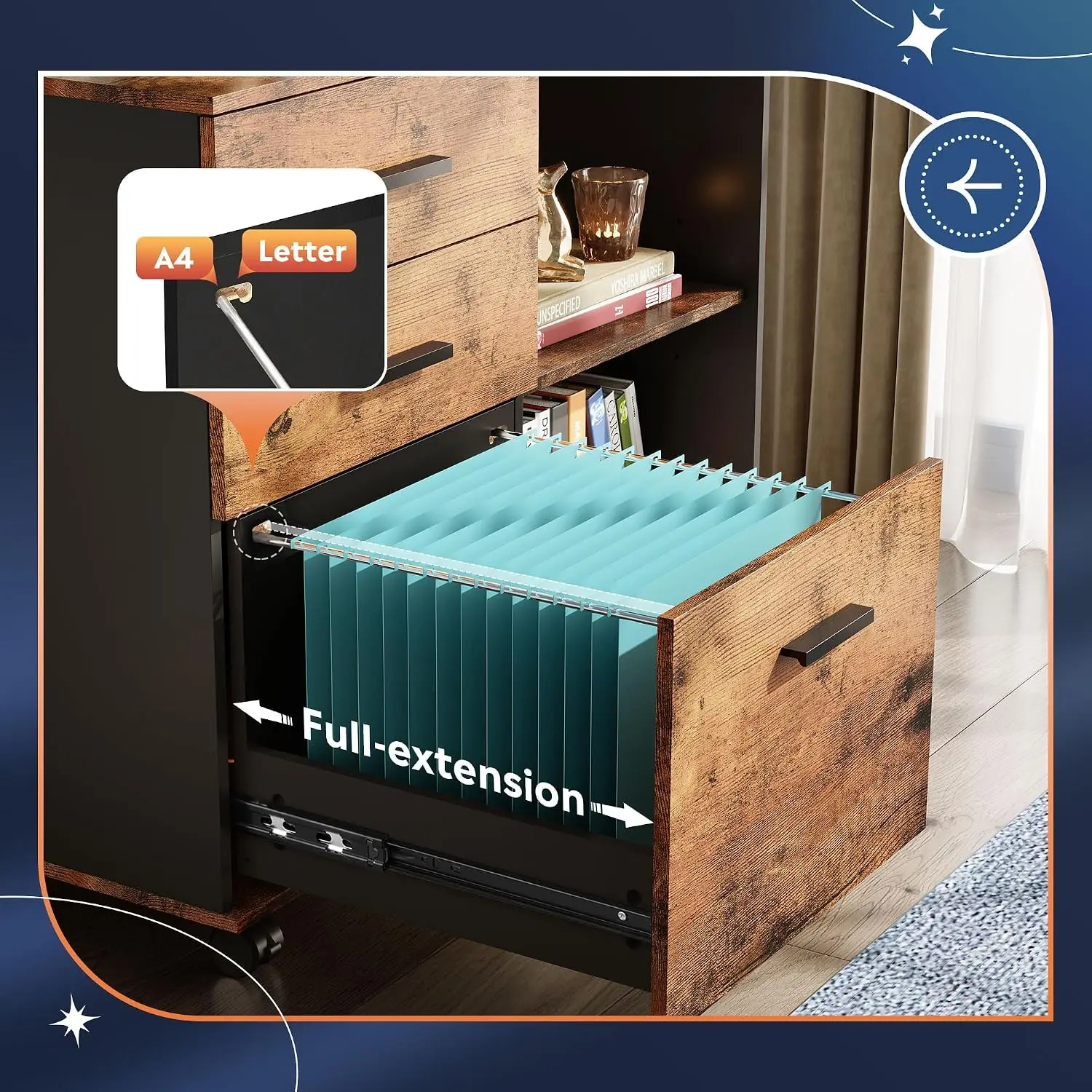 3-Drawer Mobile File Cabinet,  - File Cabinet Lateral review and price