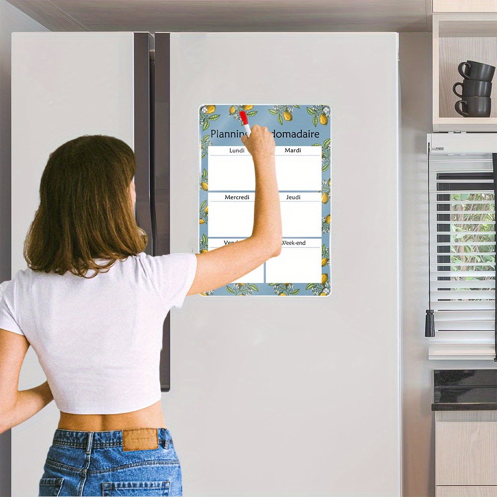 Weekly Magnetic Calendar 16.54 - Dry Erase Weekly review and price