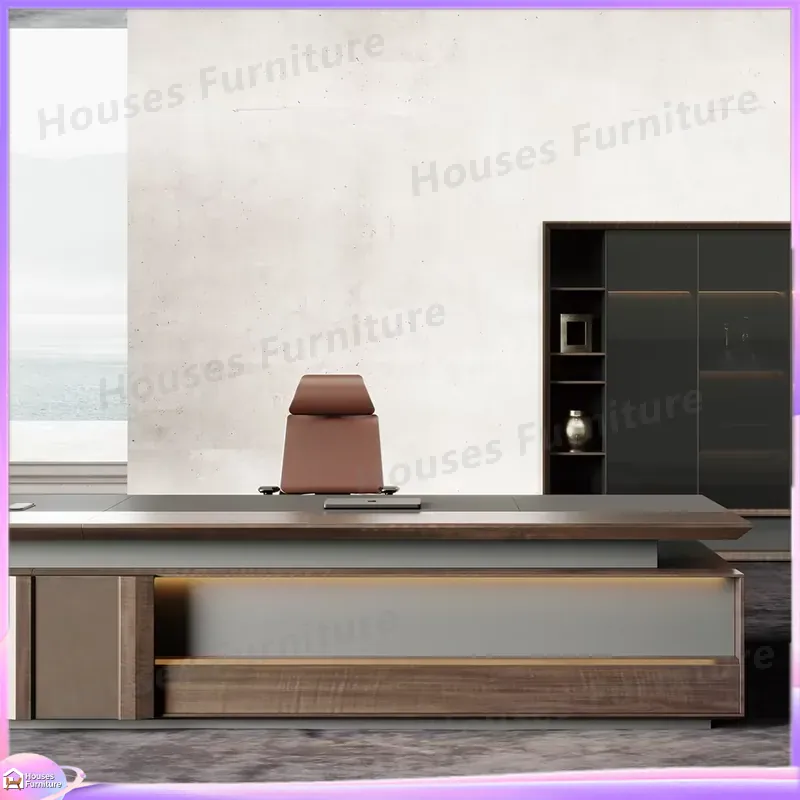Luxury Executive Desk Solid Wo - Office Furniture Modern review and price