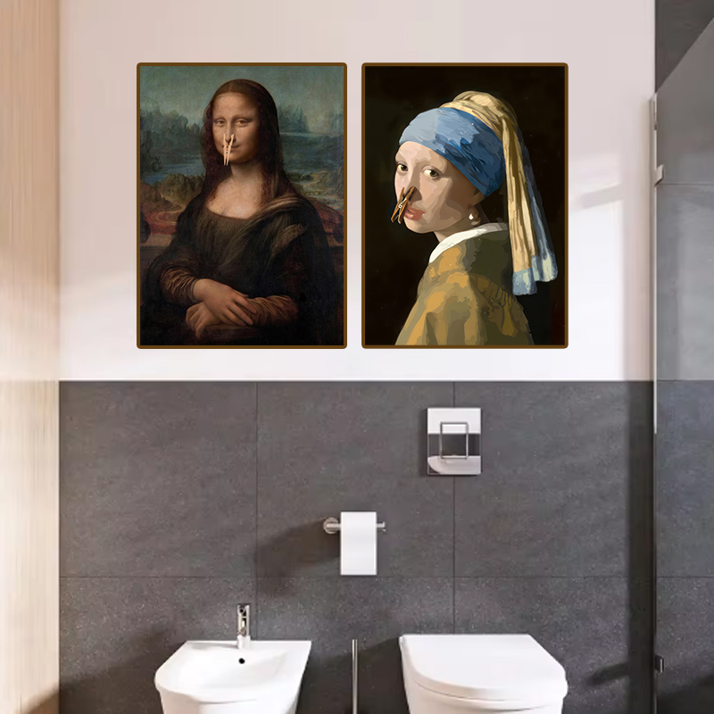 1pc Funny Abstract Bathroom To - Office Furniture For Home review and price