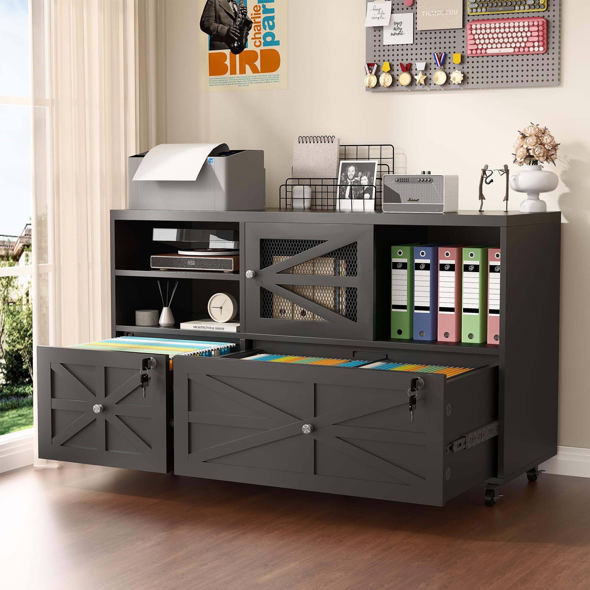 2 Drawer Farmhouse File Cabine - File Cabinet Lateral review and price