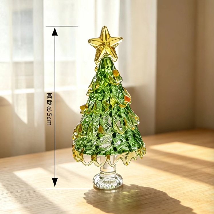 1 handmade glass Christmas tre - Office Furniture Brand review and price