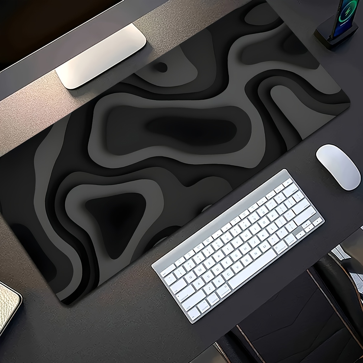 Black Gray Swirl Design Large  - Office Furniture Brand review and price