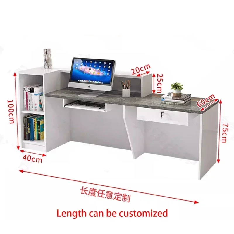 Nordic Luxury Reception Desk S - Office Furniture Bali review and price