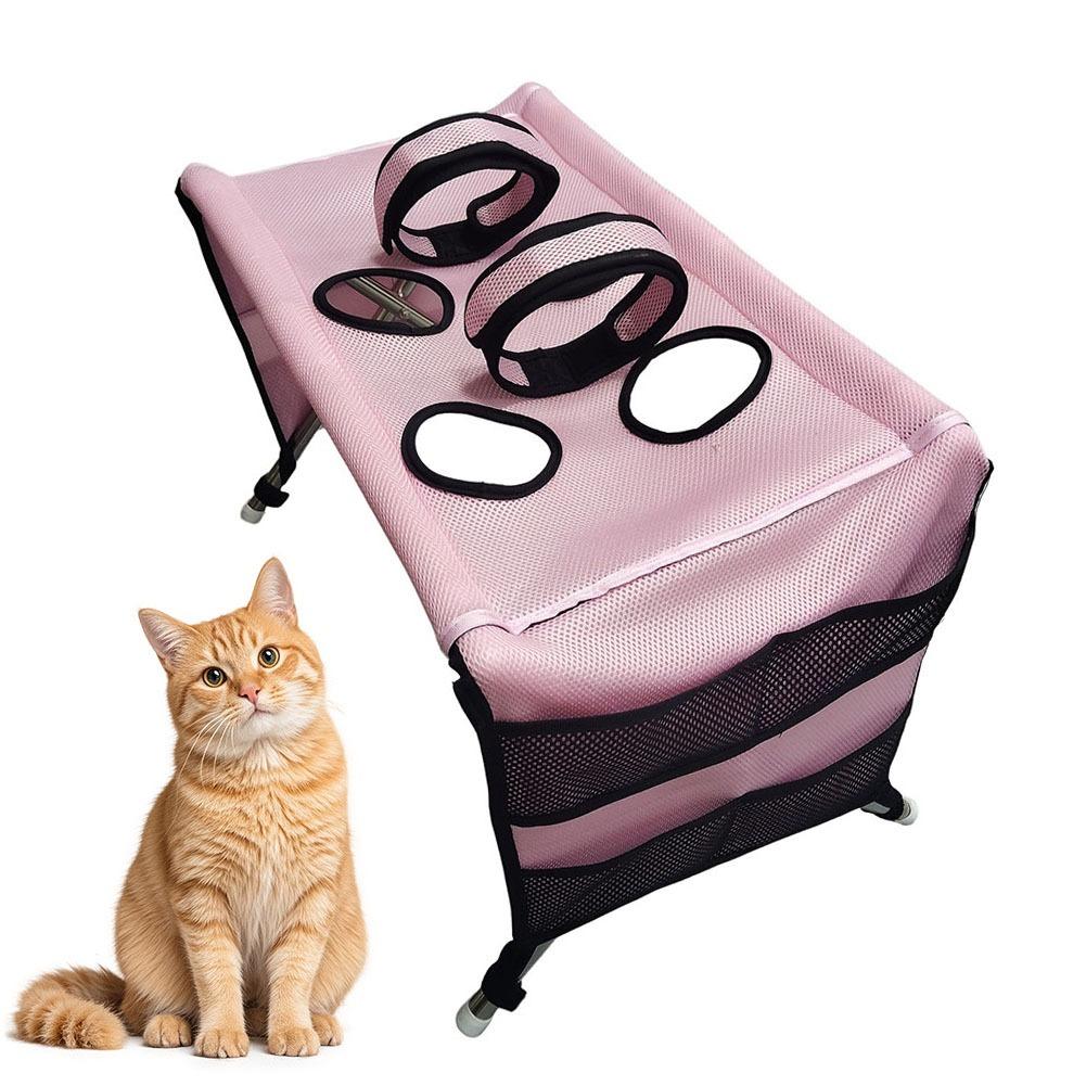 Folding Pet Grooming Hammock Q - Under Desk Hammock review and price