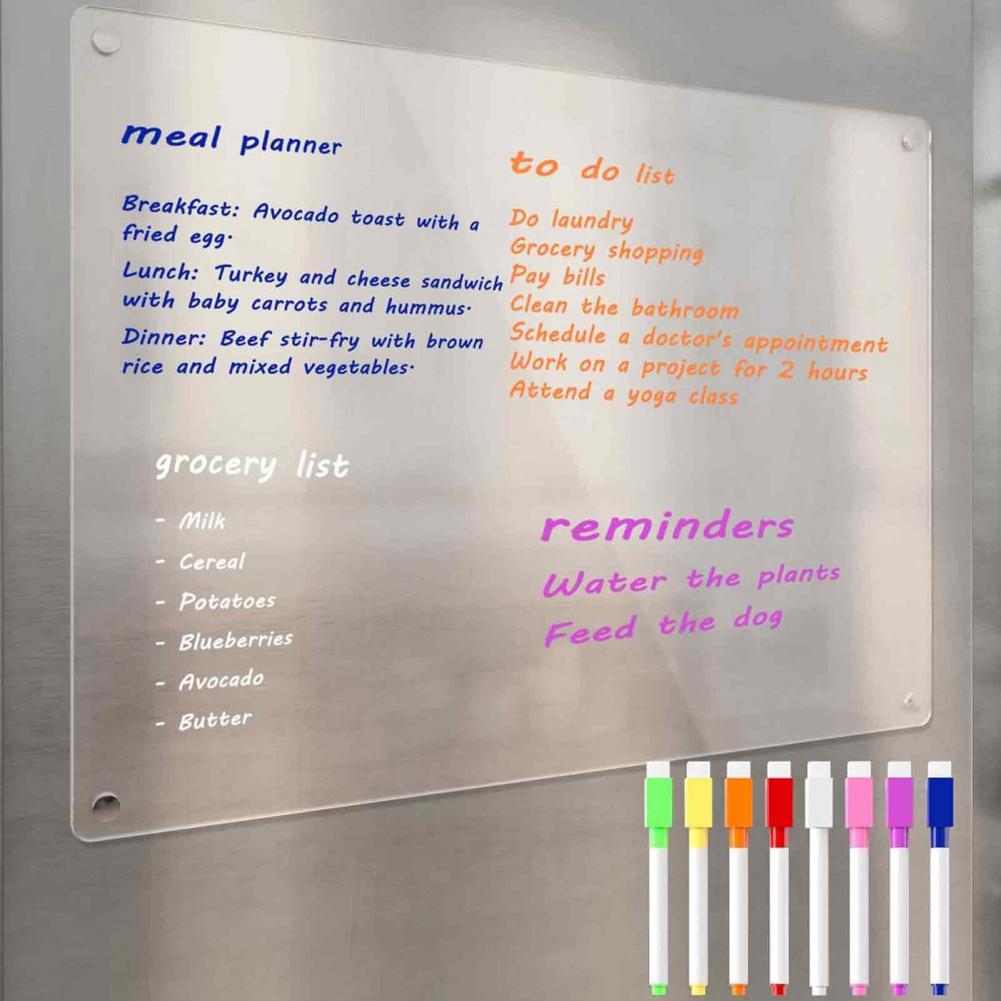 Acrylic Wall Calendar for Plan - Dry Erase Weekly review and price