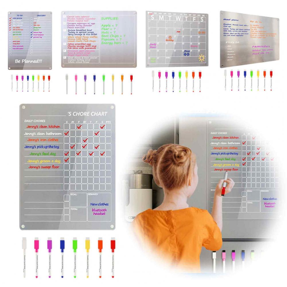 Acrylic Wall Calendar for Plan - Dry Erase Weekly review and price
