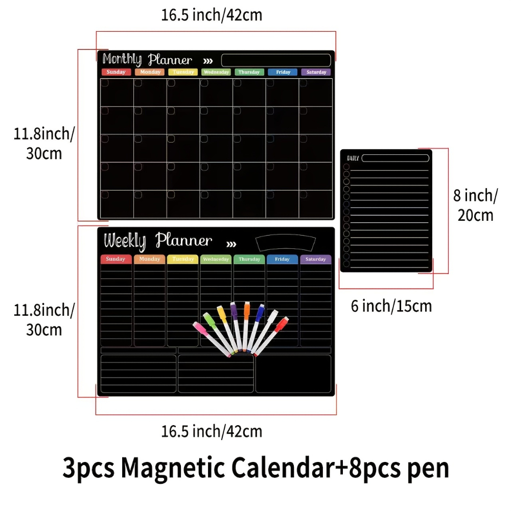 Magnetic Boards Calendar for R - Dry Erase Weekly review and price