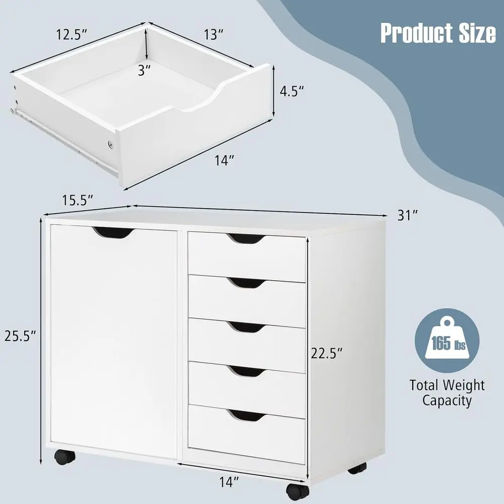 5-Drawer Lateral File Cabinet  - File Cabinet Lateral review and price
