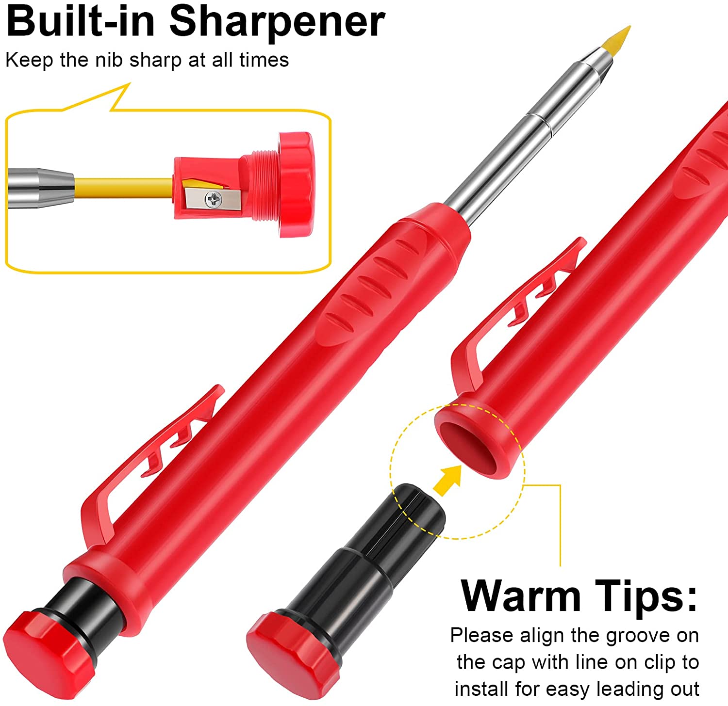 Solid Carpenter Pencil Set Woo - Staedtler Pencil Lumocolor review and price
