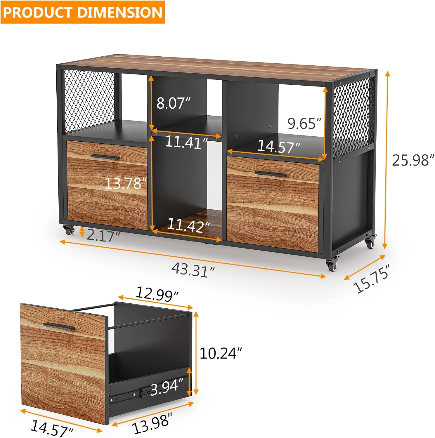2 Drawer Wood File Cabinets, M - File Cabinet Lateral review and price