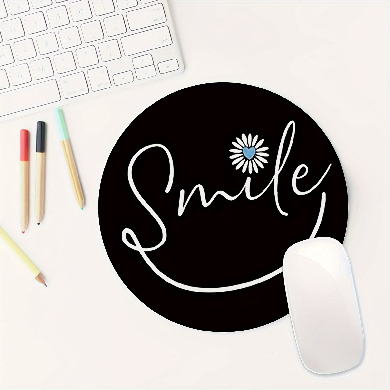 Smile pattern gaming mouse pad - Office Furniture Brand review and price